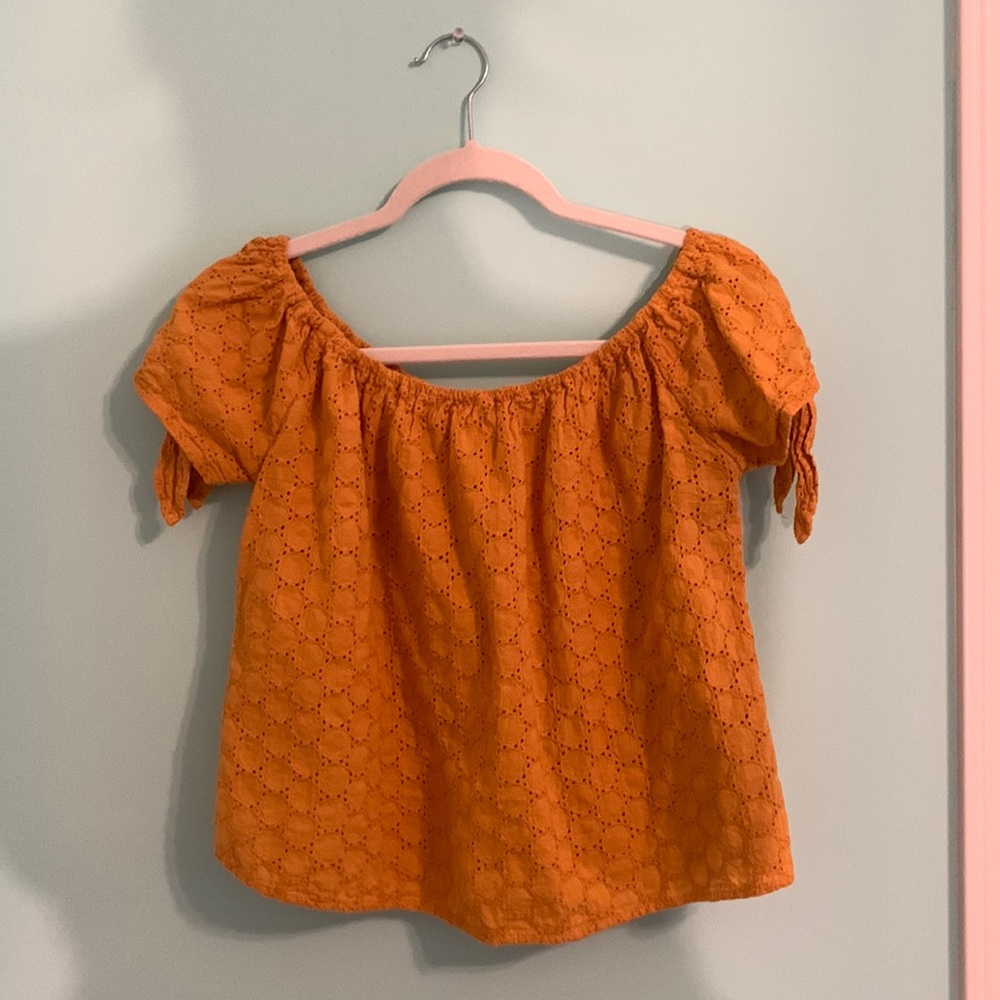Amber gold top, size M (fits smaller), Target brand